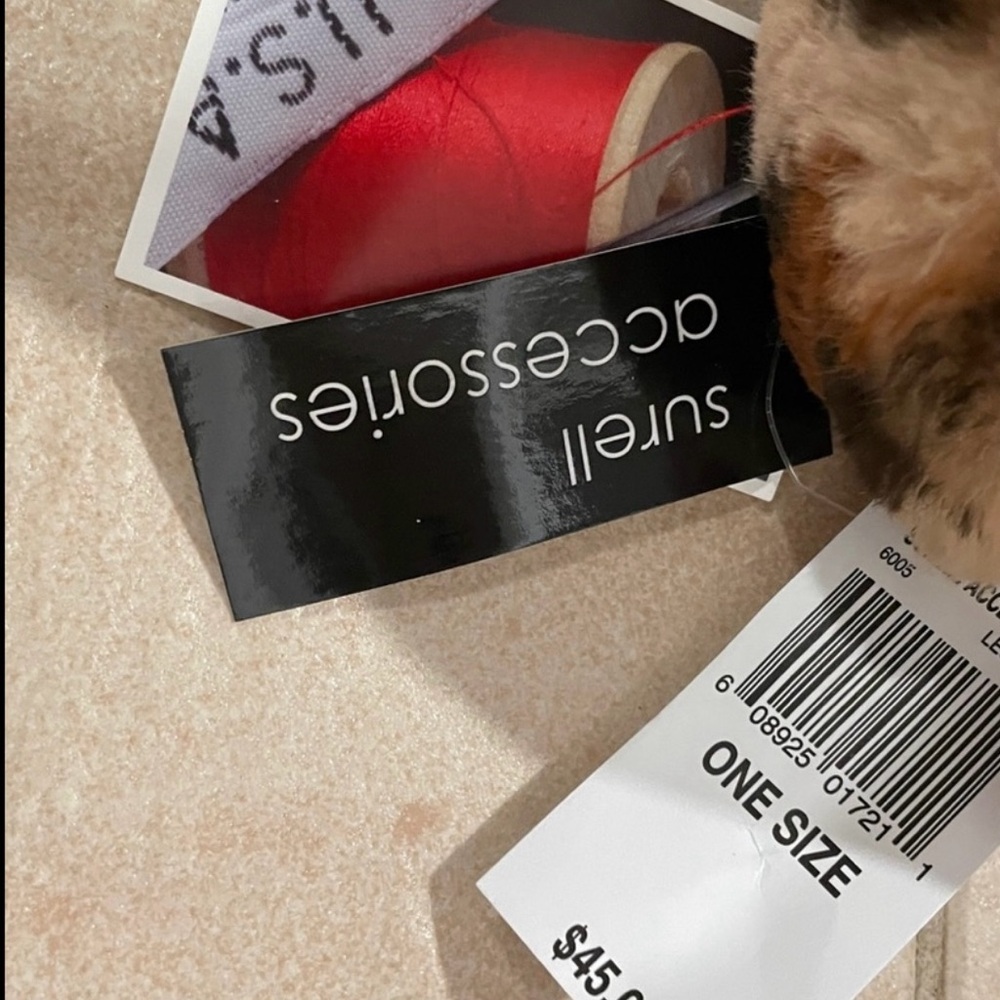 4/$25** Surell Women's Leopard Faux Fur Earmuffs (O/S) - Picture 4 of 4